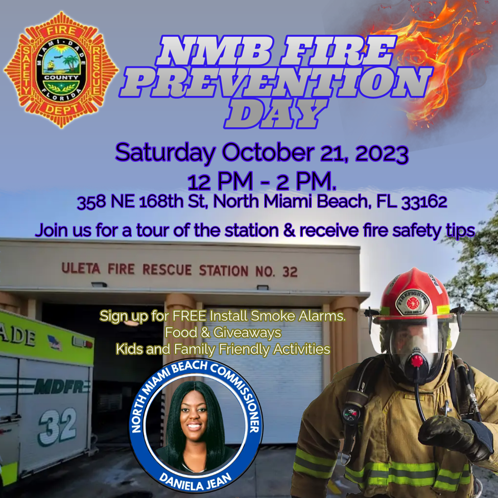 NMB Fire Prevention Day @ MDFR Firehouse 32